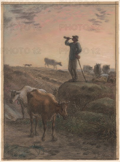 Calling Home the Cows, c. 1866.