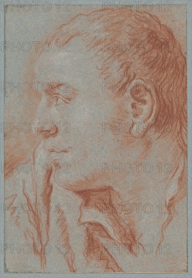 Head of a Young Man in Profile.