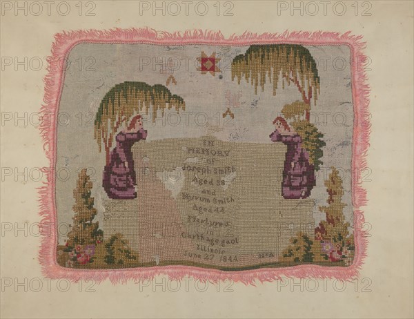 Mourning Embroidery, 1935/1942.