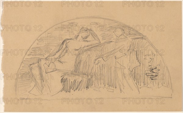 Study for a Lunette, 1890/1897.