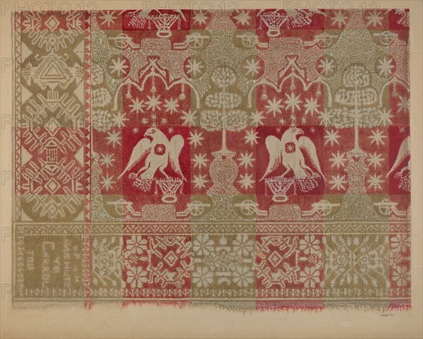 Commemorative Coverlet, c. 1939.