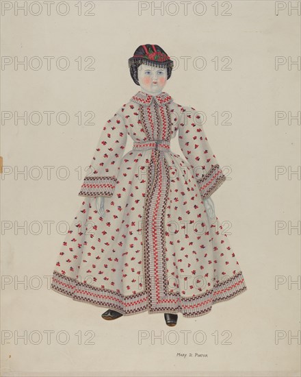 Doll with China Head, 1935/1942.
