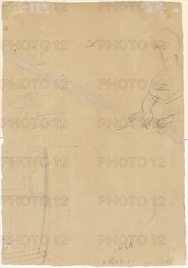 Figure Studies [verso], c. 1815.