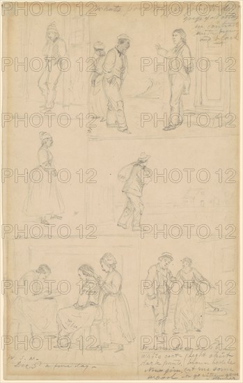 Studies of Figural Groups, 1866.