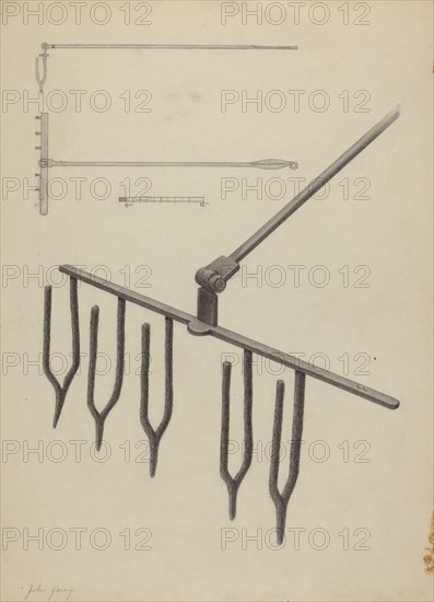 Wrought Iron Toaster, 1935/1942.