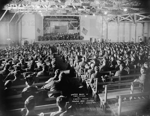 Camp Custer Military Bands, 1918.