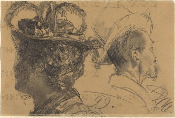 Heads of a Man and a Woman, 1899.