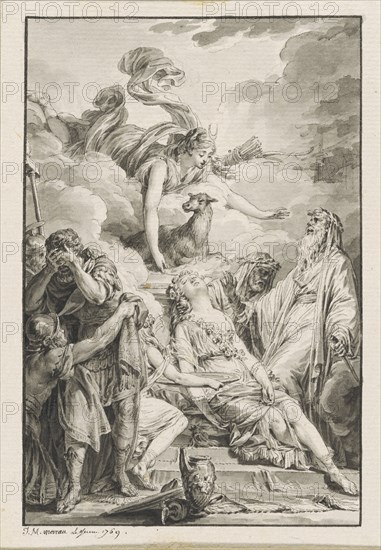 The Sacrifice of Iphigenia, 1769.