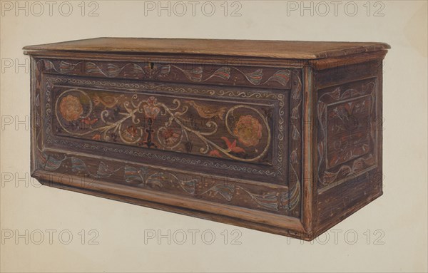 Painted Guilford Chest, 1935/1942.