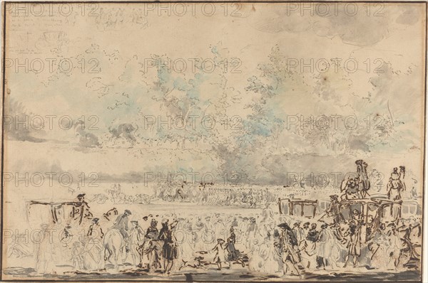 Royal Review of the Troops, 1760s.