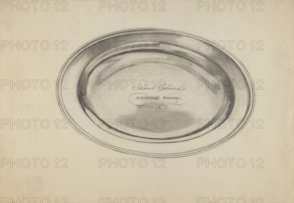 Silver Communion Plate, 1935/1942.