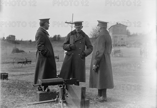 Army, U.S. Machine Gun Tests, 1918.