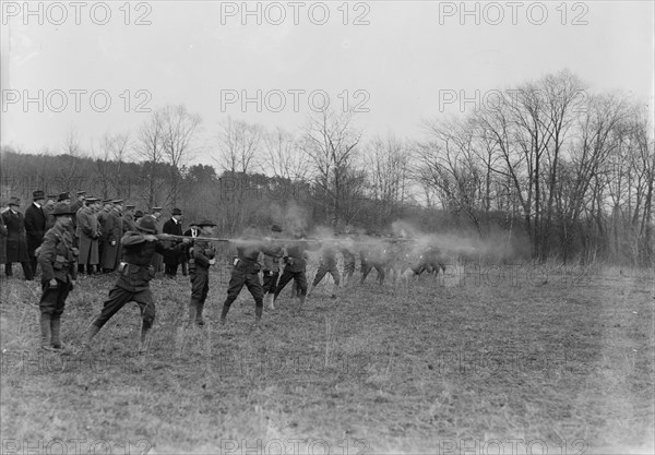 Army, U.S. Machine Gun Tests, 1918.