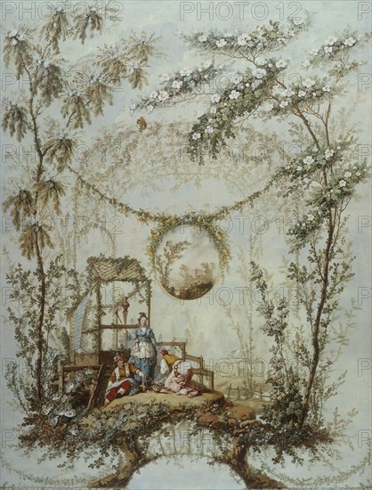 Chinoiserie, between 1765 and 1767.