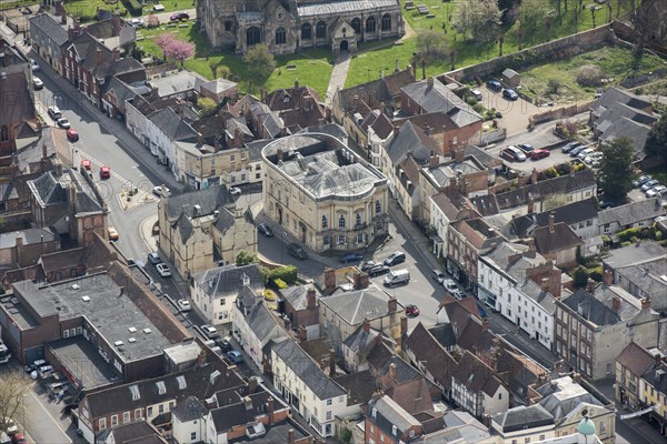 Devizes Town Hall, Wiltshire, 2017.