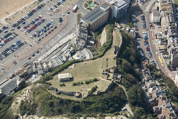 Hastings Castle, East Sussex, 2020.