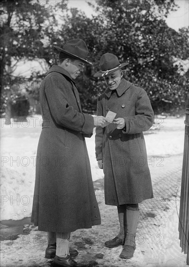 Army, U.S., 1917. American soldiers.