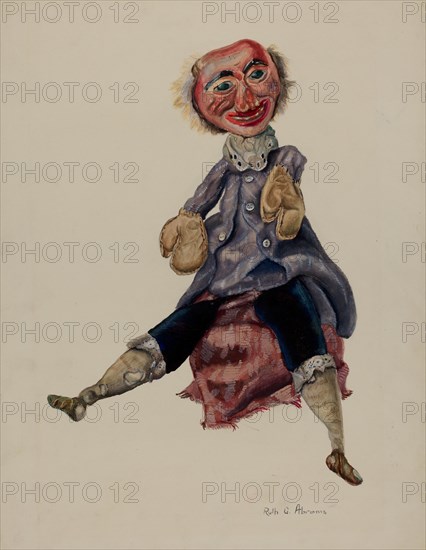 Punch Boxer with Blue Coat, c. 1937.