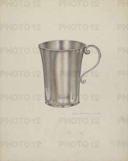 Silver Beaker with Handles, c. 1939.