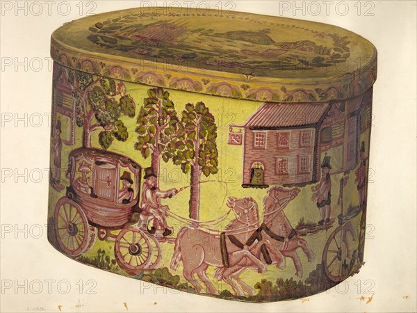 Bandbox Design - Stagecoach, c. 1941.