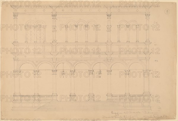 Loggia del Consiglio, Padua, c. 1898.