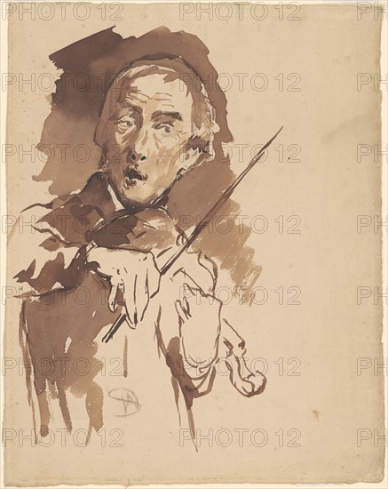 Study for "Toning the Bell", c. 1874.