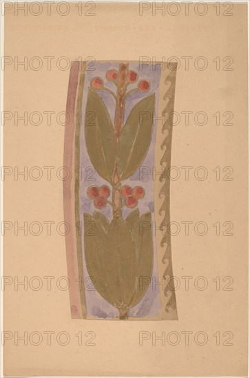 Study for a Border Design, 1890/1897.