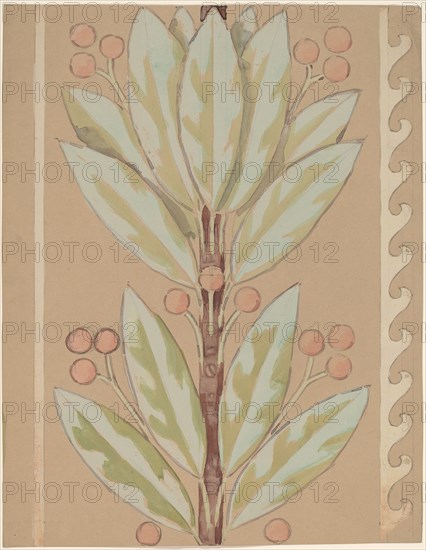 Study for a Border Design, 1890/1897.