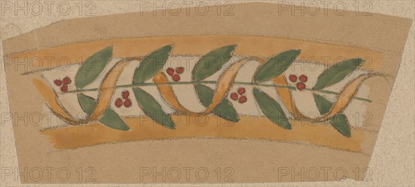 Study for a Border Design, 1890/1897.