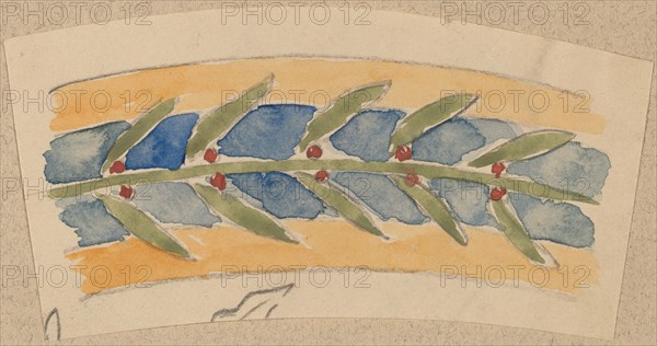 Study for a Border Design, 1890/1897.