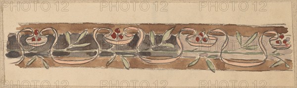 Study for a Border Design, 1890/1897.