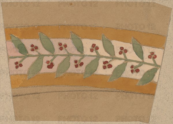 Study for a Border Design, 1890/1897.