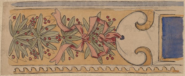 Study for a Border Design, 1890/1897.