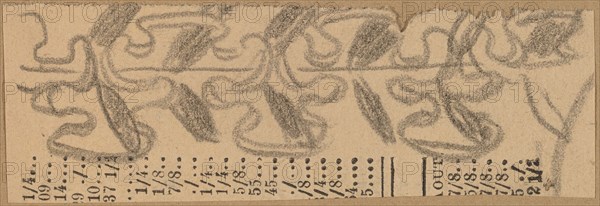 Study for a Border Design, 1890/1897.