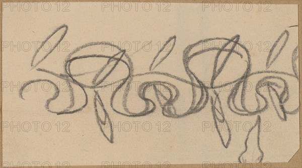 Study for a Border Design, 1890/1897.