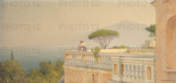 Terrace of the Hotel Cocumella, 1913.