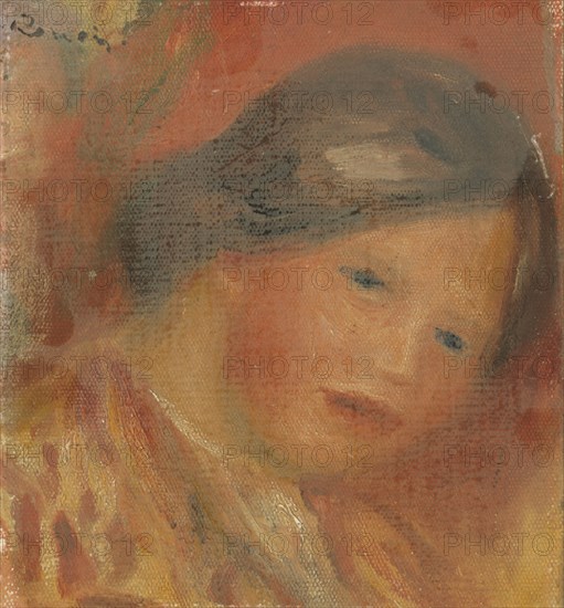 Tête de femme, 1917. Head of a woman.