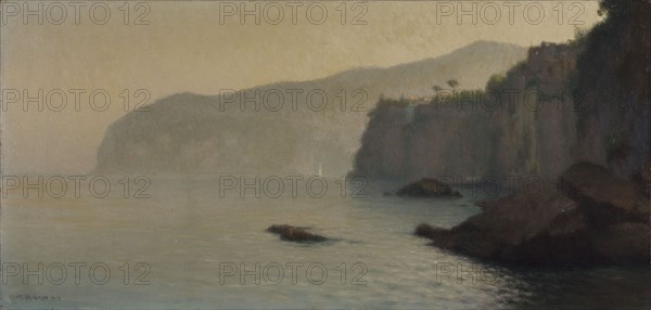 Little coast of Sorrento (grey), 1912.