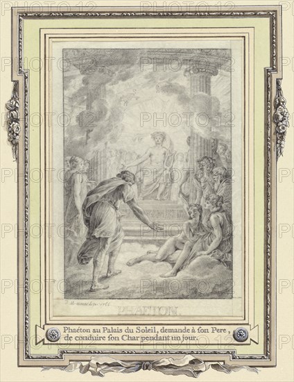 Phaeton au Palais du Soleil ..., 1766.