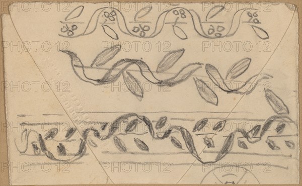 Studies for Border Designs, 1890/1897.
