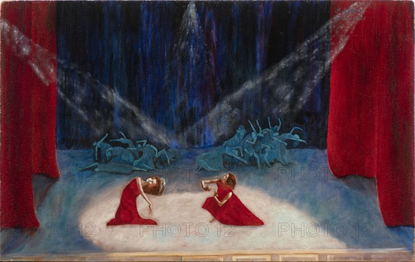 Ballet scene, 1946. Private Collection.