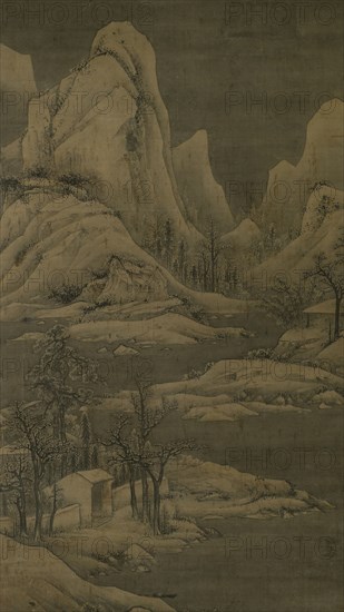 Snowy landscape, between 1368 and 1644.
