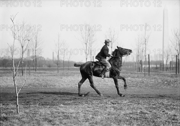 Wrisley Brown, Attorney - Riding, 1914.