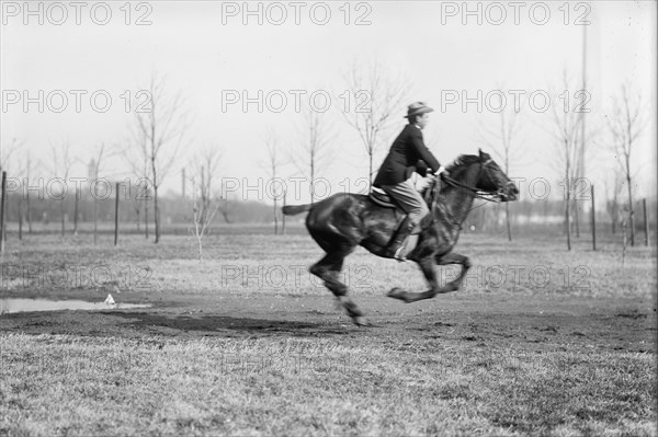 Wrisley Brown, Attorney - Riding, 1914.