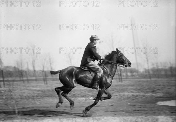 Wrisley Brown, Attorney - Riding, 1914.