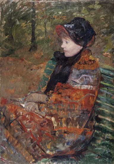 Autumn, portrait of Lydia Cassatt, 1880.