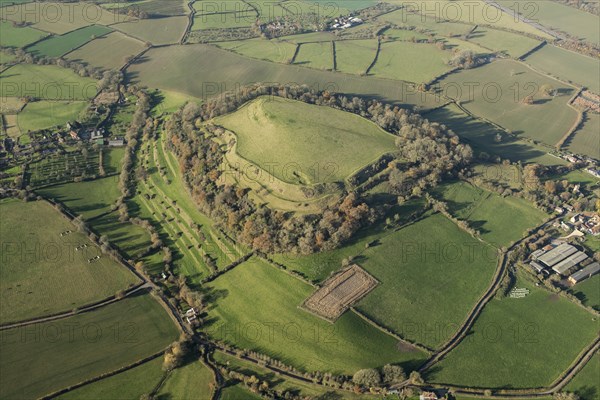 Cadbury Castle hillfort, Somerset, 2016.