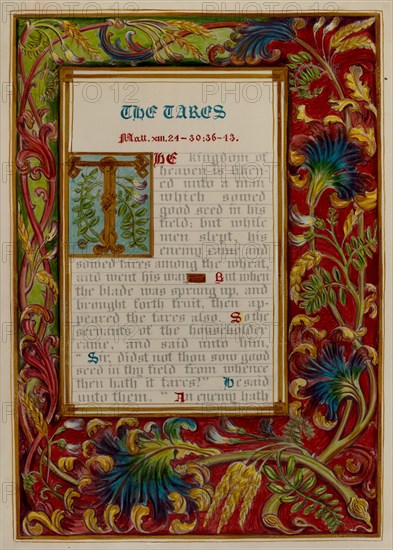 Illuminated Parable: The Tares, c. 1936.