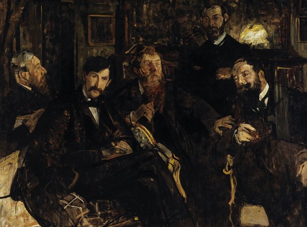 Les amis, c.1899. Creator: Lucien Simon.