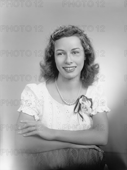 Mrs Charles W Bramlett - Portrait, 1945.